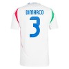 Fotballtrøye Italia DiMarco 3 Bortedrakt EM 2024 Kortermet